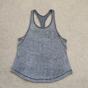 Lululemon Women's Heathered Gray Racerback Tank Top